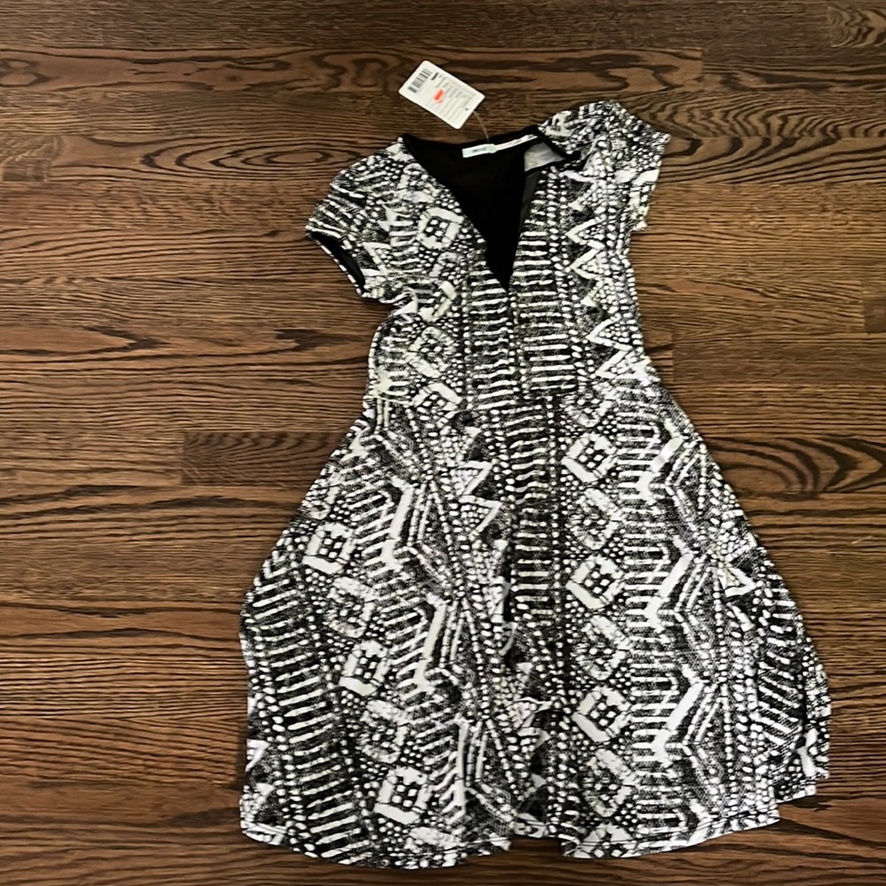 Black and white dress